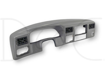 99-04 Ford F250 F350 Super Duty Dash Bezel Radio Cluster Trim Panel Gray OE