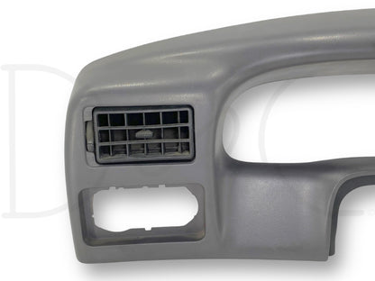 99-04 Ford F250 F350 Super Duty Dash Bezel Radio Cluster Trim Panel Gray OE
