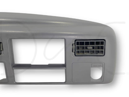 99-04 Ford F250 F350 Super Duty Dash Bezel Radio Cluster Trim Panel Gray OE