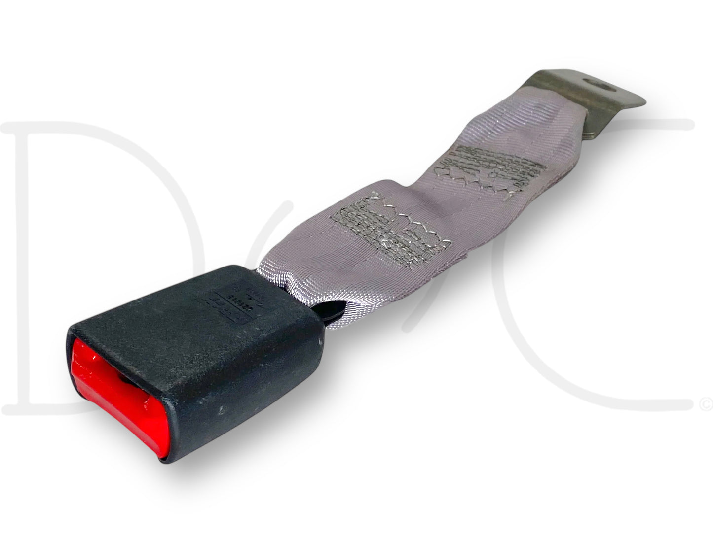 99-02 Ford F250 F350 Rear Back Seat Seatbelt Latch Buckle Gray OE