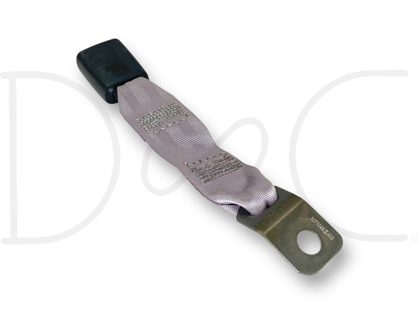 99-02 Ford F250 F350 Rear Back Seat Seatbelt Latch Buckle Gray OE