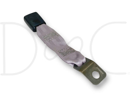 99-02 Ford F250 F350 Rear Back Seat Seatbelt Latch Buckle Gray OE