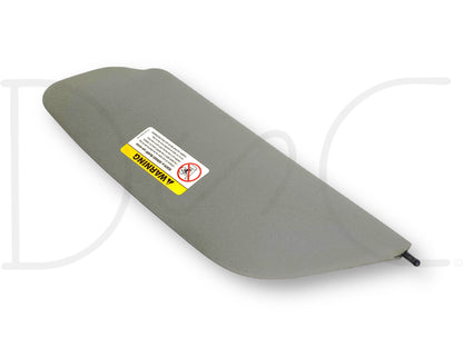 99-01 Ford F250 F350 RH Right Passenger Sun Visor Gray W/ Mirror OEM *Blem*