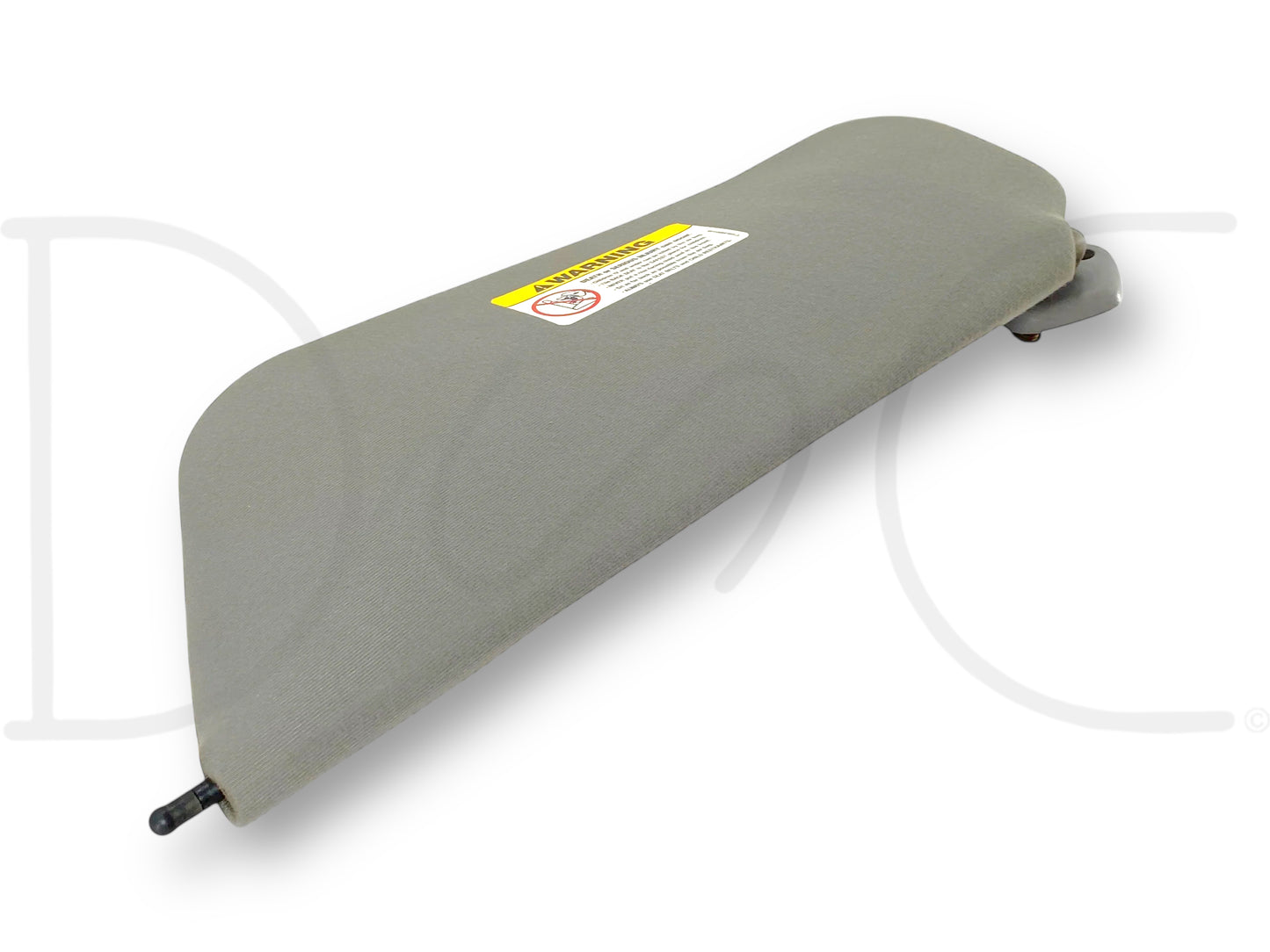 99-01 Ford F250 F350 RH Right Passenger Sun Visor Gray W/ Mirror OEM *Blem*