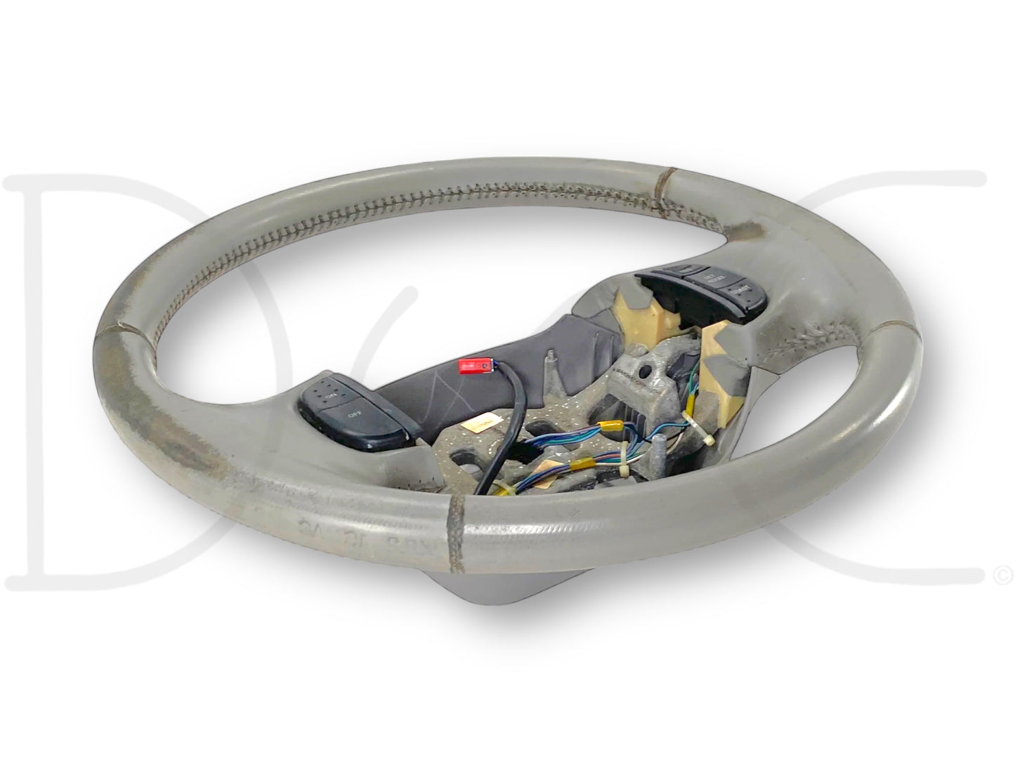 99-02 Ford F250 F350 Steering Wheel W/ Cruise Buttons OE Gray 1L3A-3F563-BAw