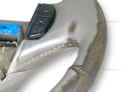 99-02 Ford F250 F350 Steering Wheel W/ Cruise Buttons OE Gray 1L3A-3F563-BAw