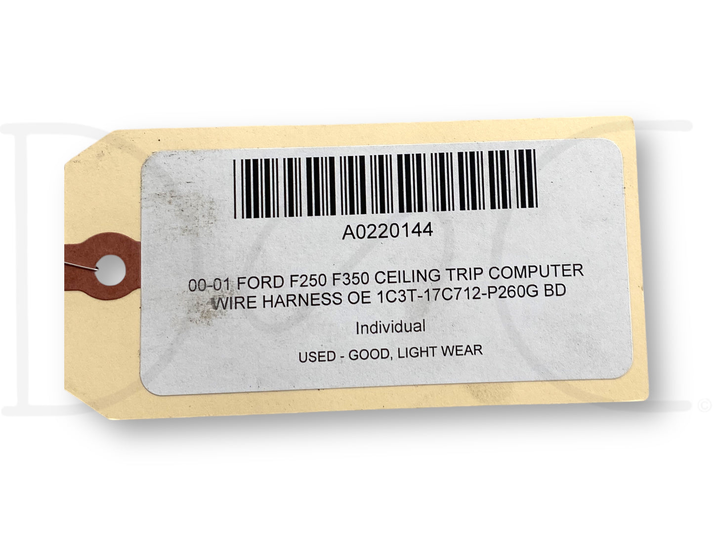 00-01 Ford F250 F350 Ceiling Trip Computer Wire Harness OE 1C3T-17C712-P260G Bd