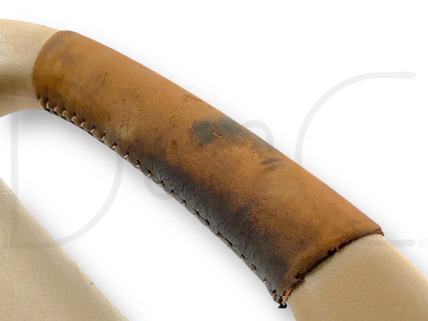 03-07 Ford F250 F350 King Ranch RH Right Passenger A-Pillar Trim Grab Handle Tan