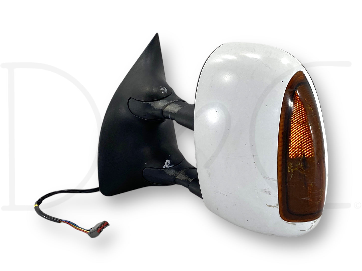 02-07 Ford F250 F350 LH Left Driver Tow Mirror Power Heat Signal White *Blem*