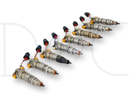 03-07 Ford F250 F350 6.0 6.0L Diesel Fuel Injector Set (8) Injectors *Cores*