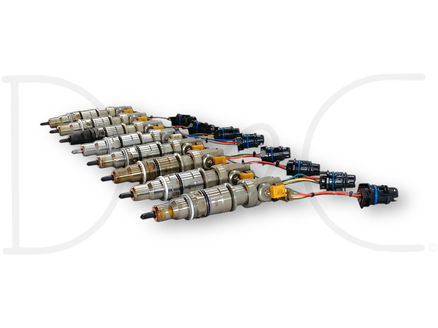 03-07 Ford F250 F350 6.0 6.0L Diesel Fuel Injector Set (8) Injectors *Cores*