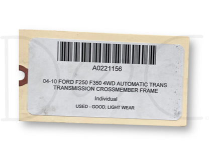 04-10 Ford F250 F350 4WD Automatic Trans Transmission Crossmember Frame