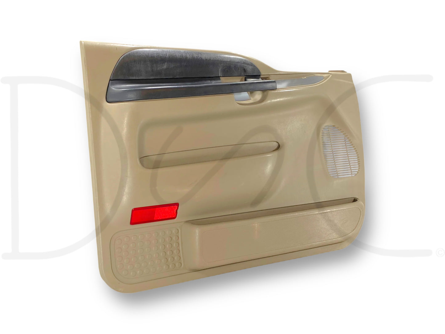 99-07 Ford F250 F350 LH Left Driver Front Door Panel Power Tan OE