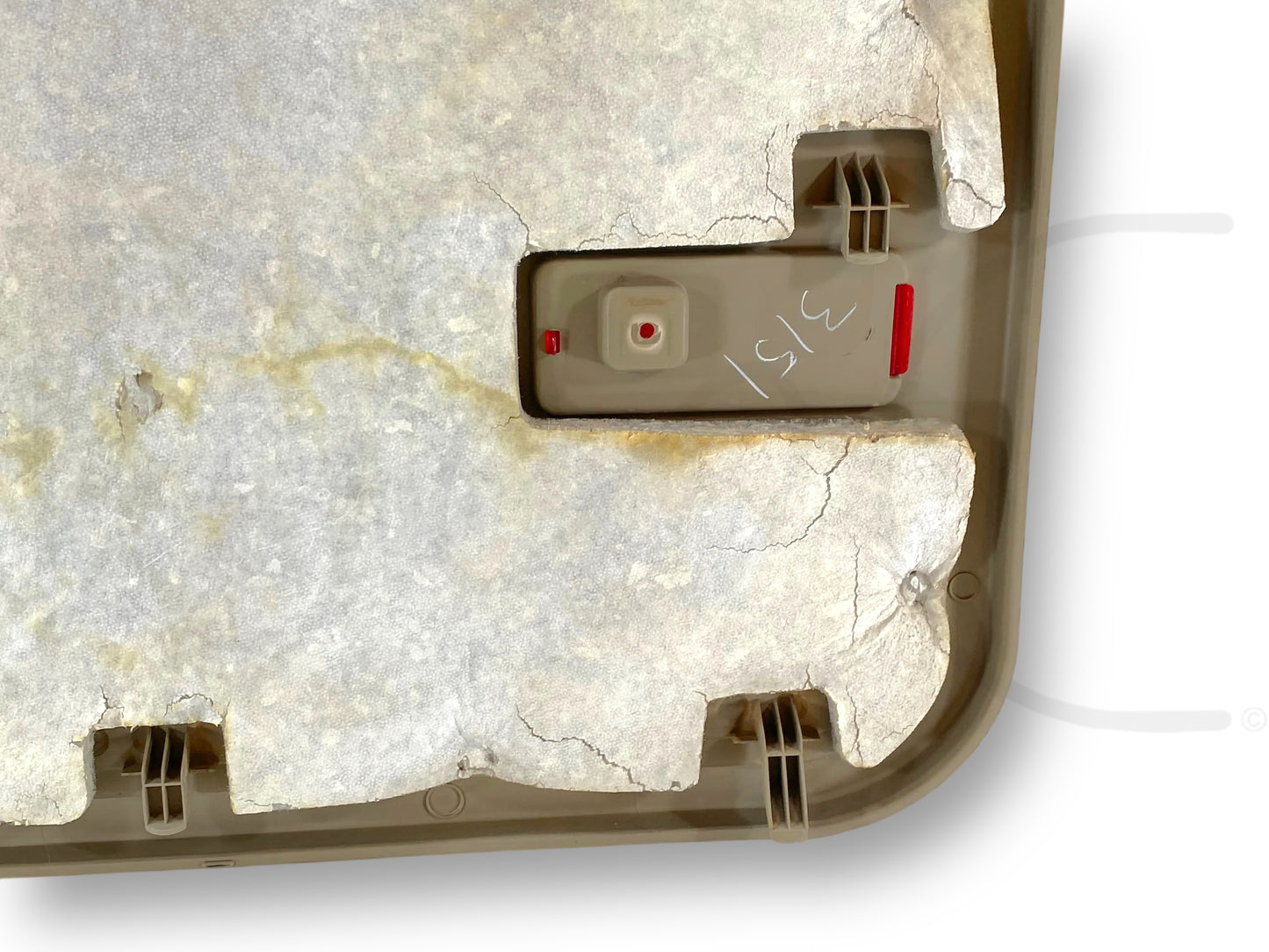 99-07 Ford F250 F350 LH Left Driver Rear Door Panel Power Tan OE