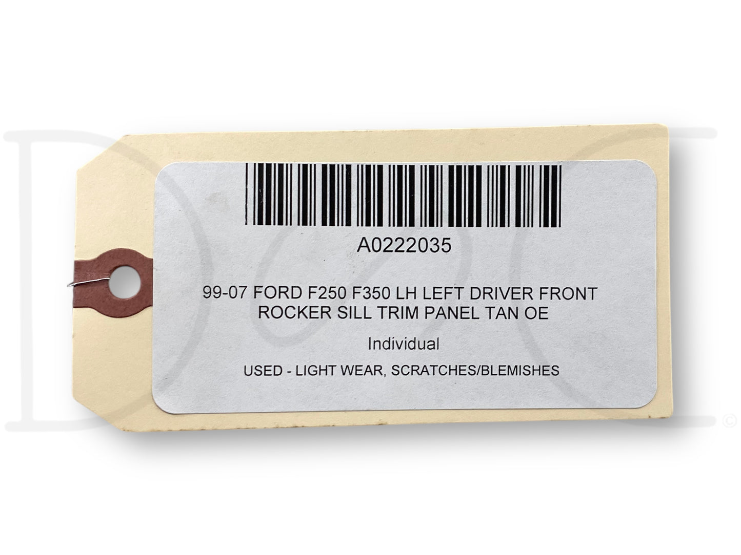 99-07 Ford F250 F350 LH Left Driver Front Rocker Sill Trim Panel Tan OE