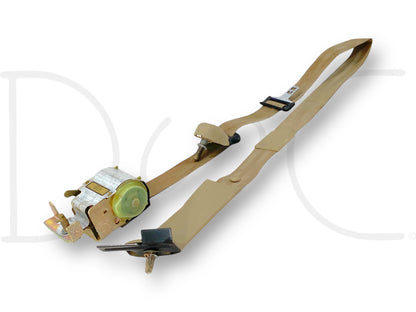 05-07 Ford F250 F350 LH Left Driver Rear Seat Belt Seatbelt Tan OE