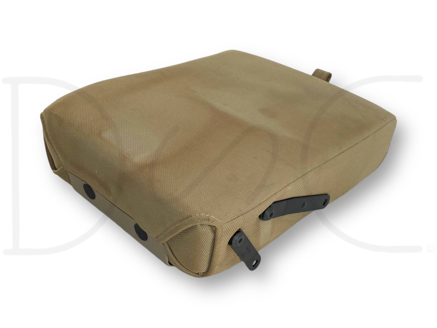 05-10 Ford F250 F350 Rear Back Seat Armrest Arm Rest Cupholder Tan Cloth OE