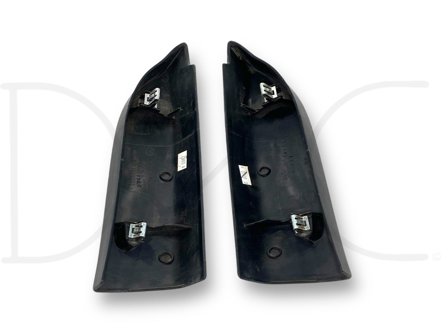 99-07 Ford F250 F350 LH RH Left Right Door Sail Trim Panel Covers Set Black OE