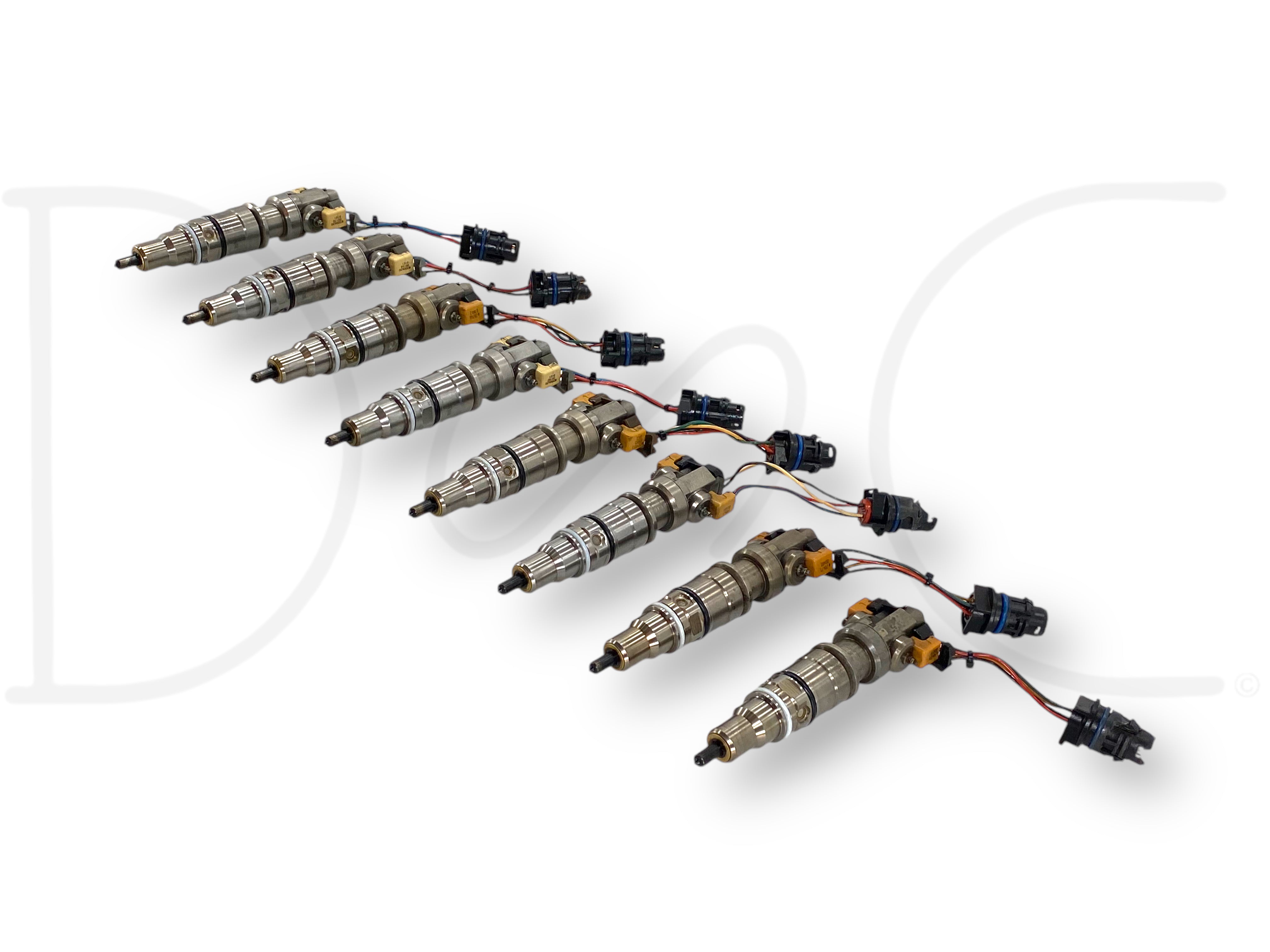 03-07 Ford F250 F350 6.0 6.0L DIESEL FUEL INJECTOR SET (8) INJECTORS ...