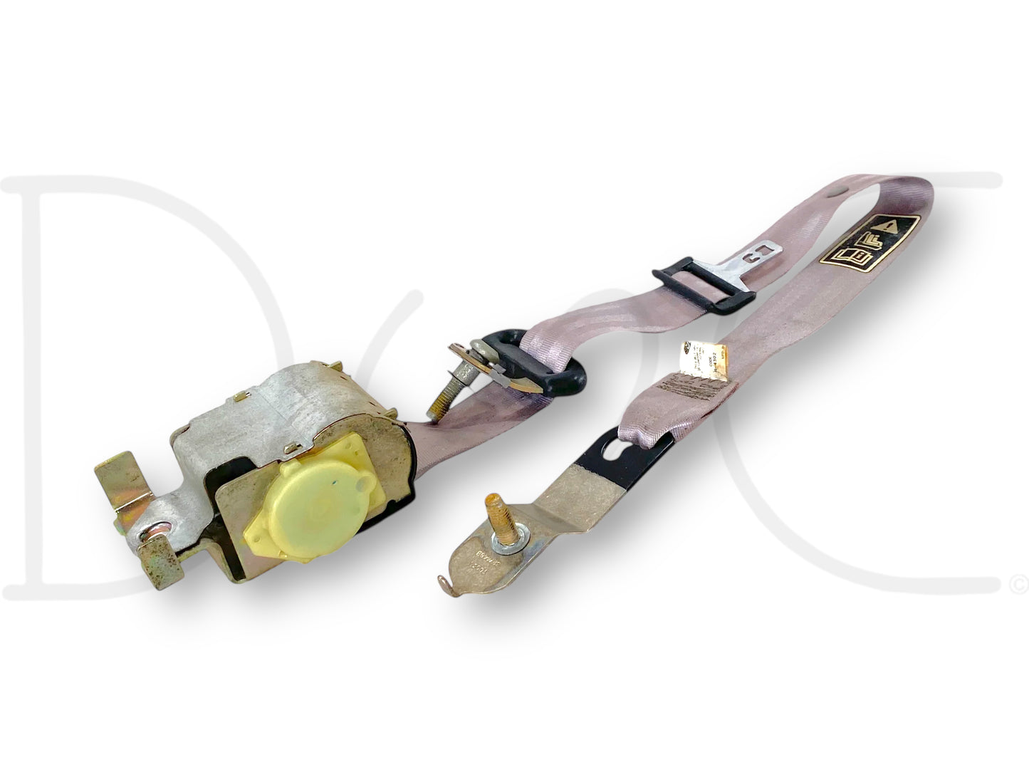 99-04 Ford F250 F350 Extended Cab Right Passenger Rear Seat Belt Seatbelt Gray