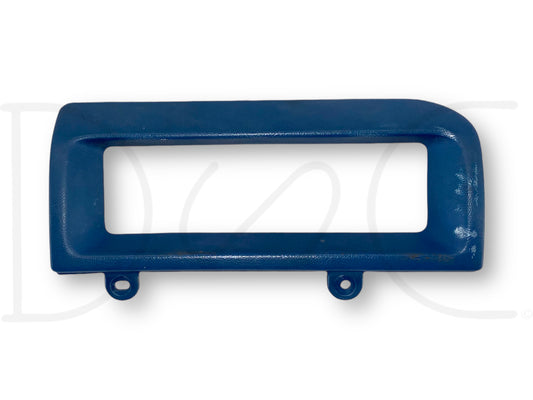 92-97 Ford F250 F350 Climate Control Dash Bezel Surround Trim Panel Blue *Blem*