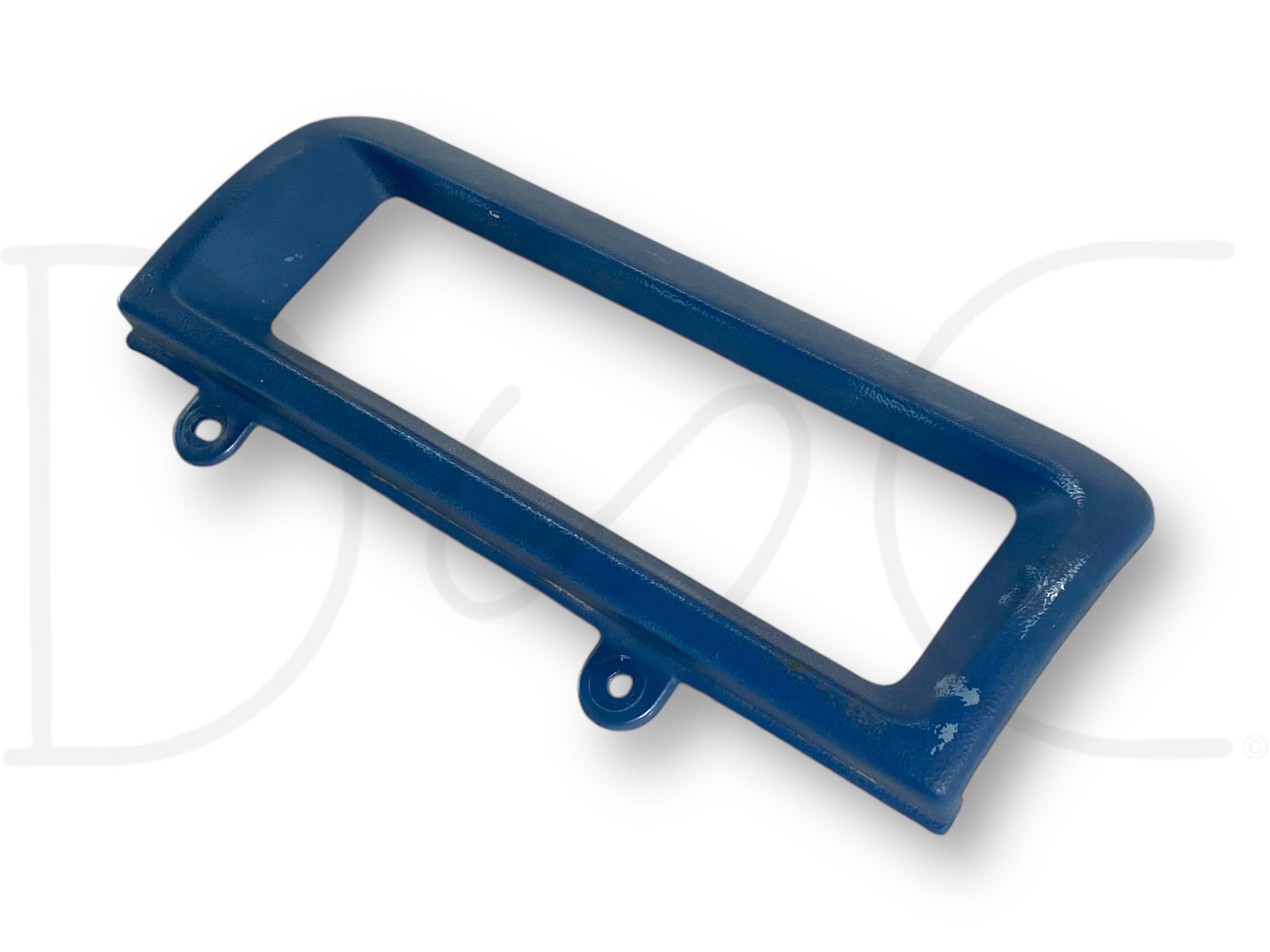 92-97 Ford F250 F350 Climate Control Dash Bezel Surround Trim Panel Blue *Blem*