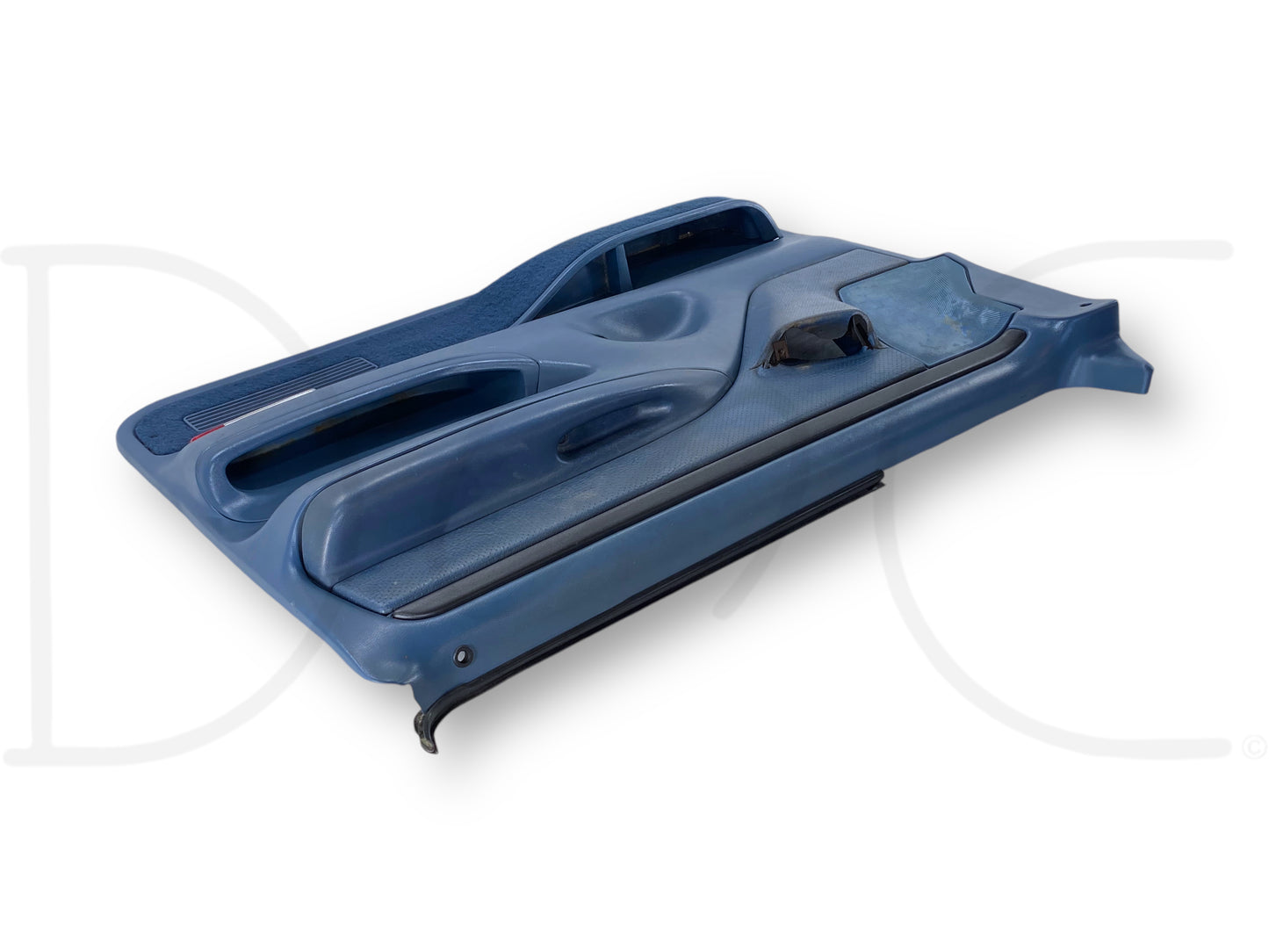 94-97 Ford F250 F350 RH Right Passenger Front Door Panel Power Blue OE