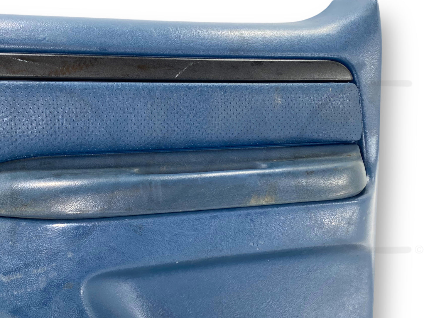 94-97 Ford F250 F350 RH Right Passenger Rear Door Panel Power Blue OE