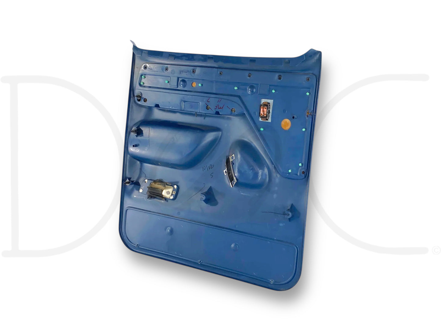 94-97 Ford F250 F350 RH Right Passenger Rear Door Panel Power Blue OE