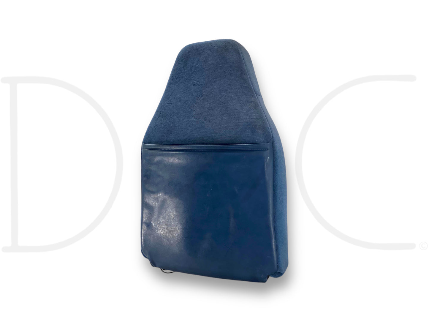 92-97 Ford F250 F350 RH Right Passenger Seat Back Upper Cushion Blue 40/20/40