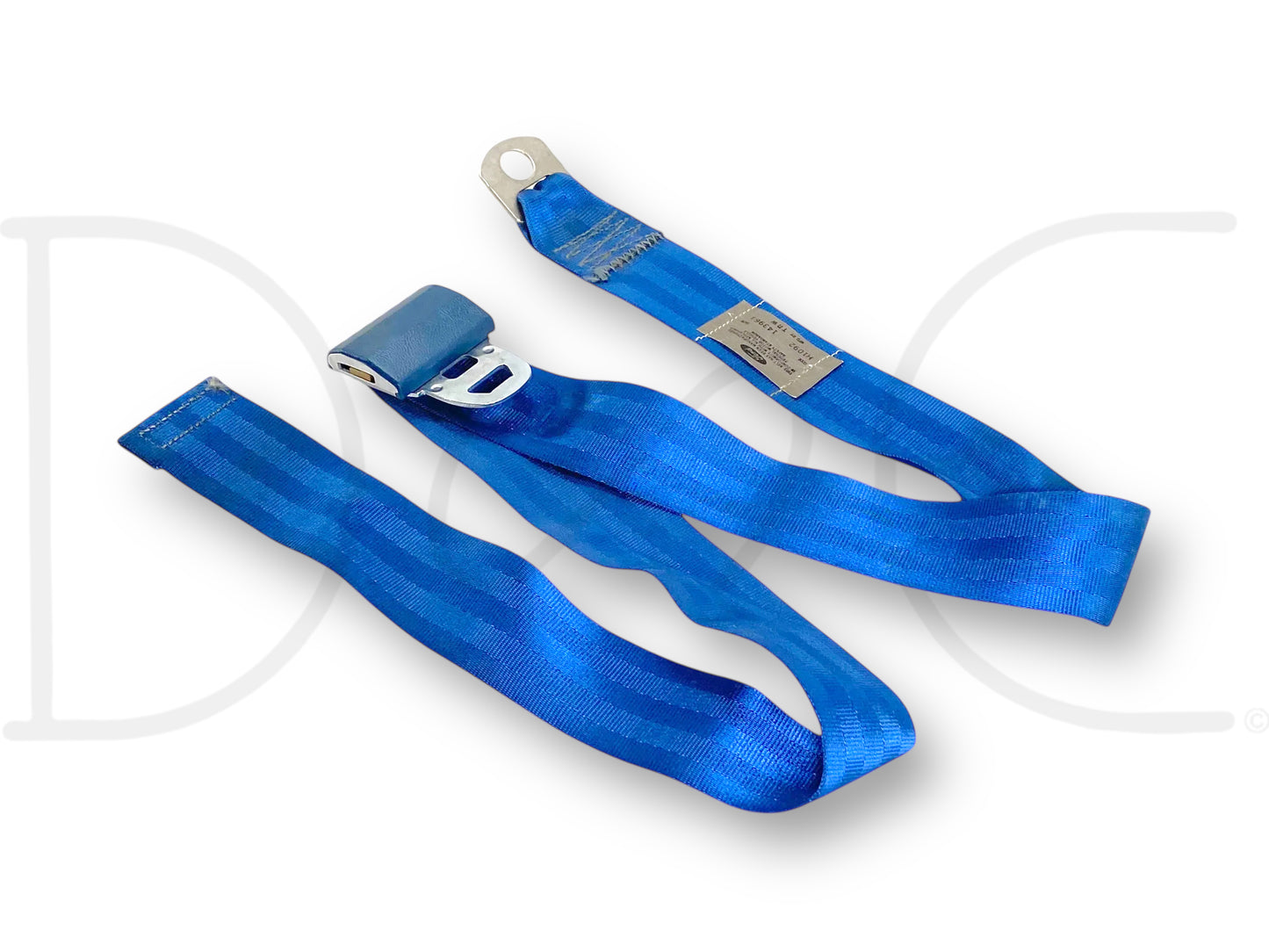 87-97 Ford F250 F350 Rear Seat Center Lap Belt Seatbelt Blue OE