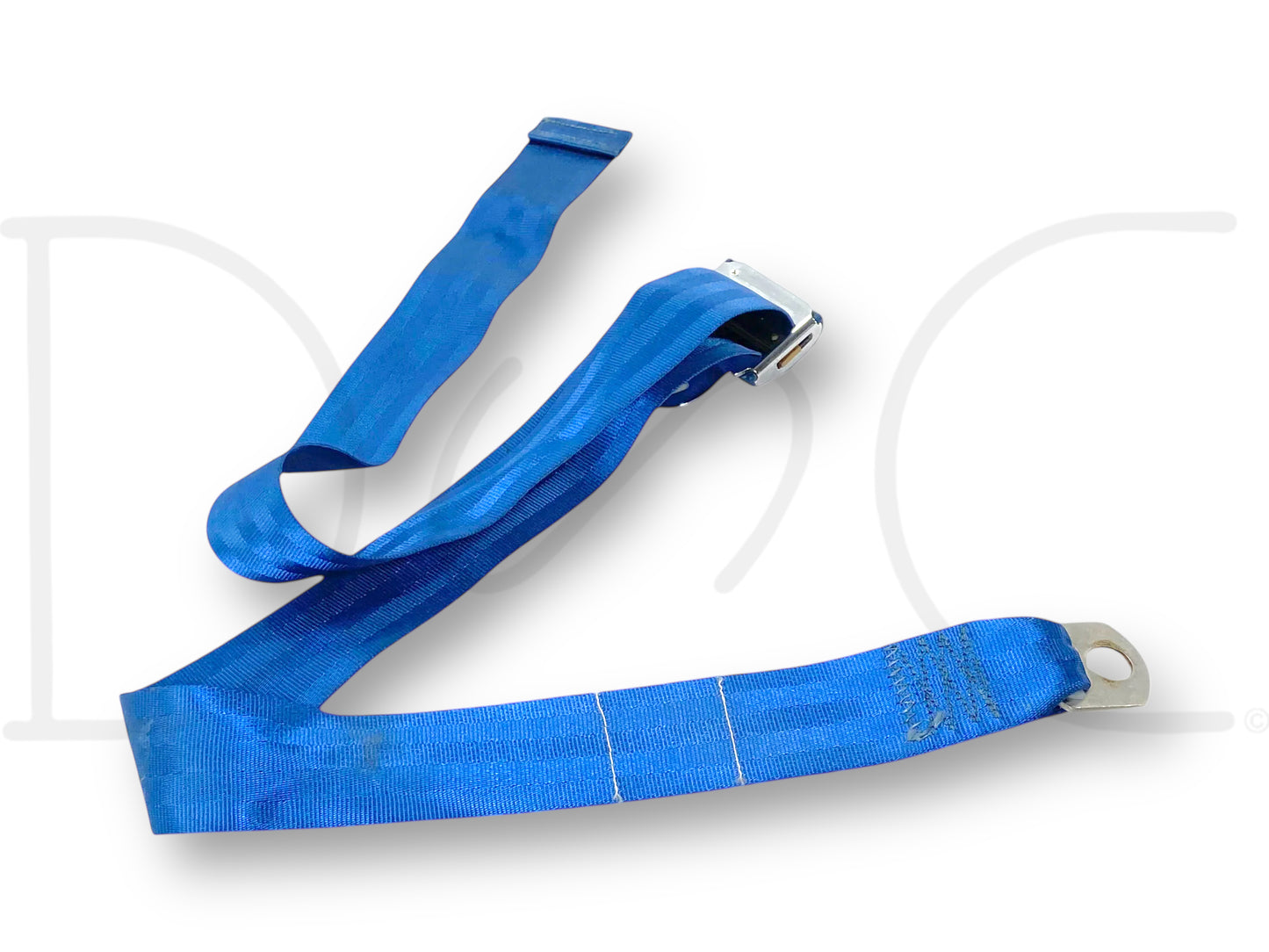 87-97 Ford F250 F350 Rear Seat Center Lap Belt Seatbelt Blue OE