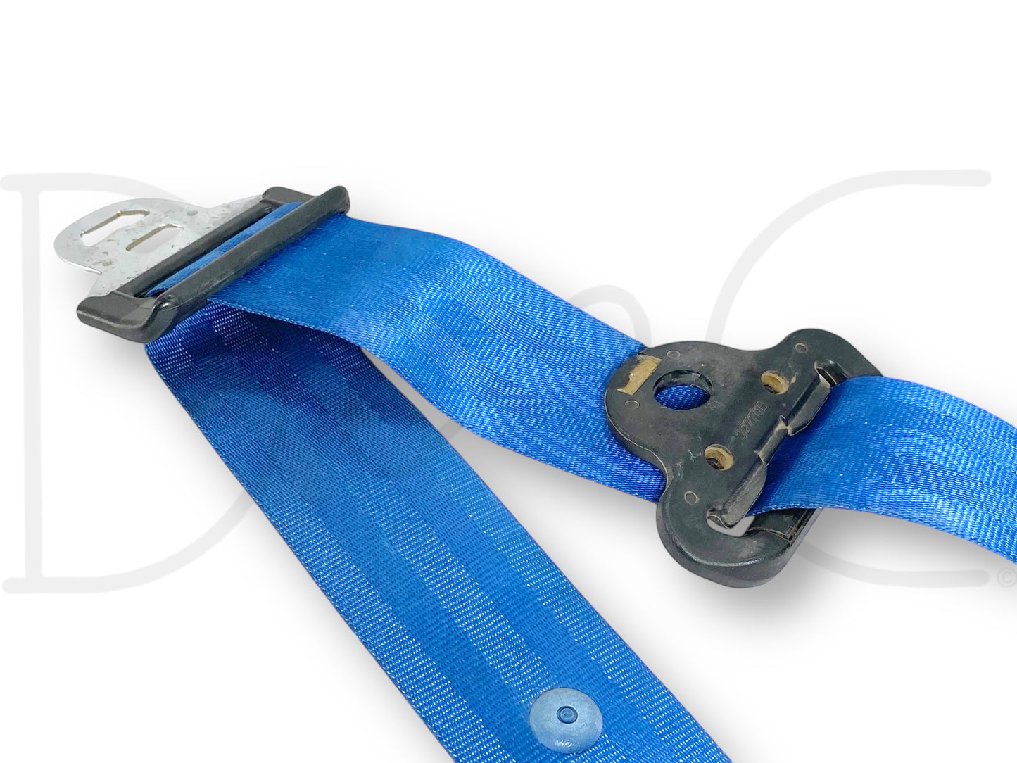 92-97 Ford F250 F350 Crew Cab RH Right Passenger Rear Seat Belt Seatbelt Blue