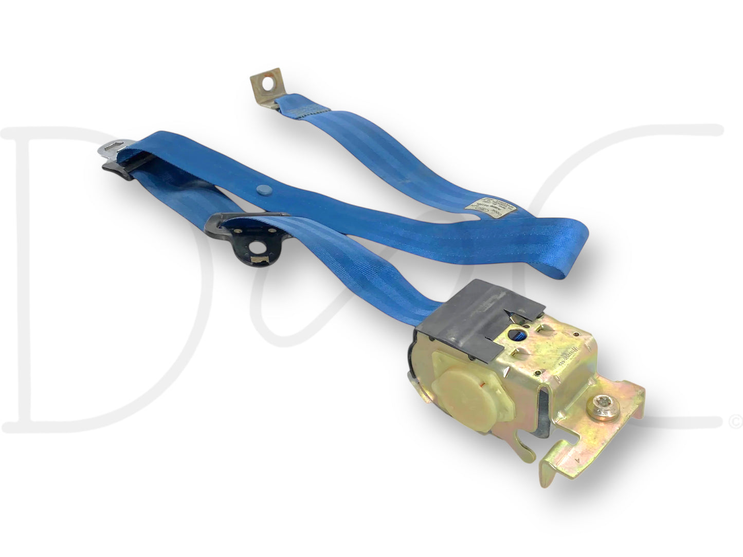 87-97 Ford F250 F350 Rear Seat Center Lap Belt Seatbelt Blue OE