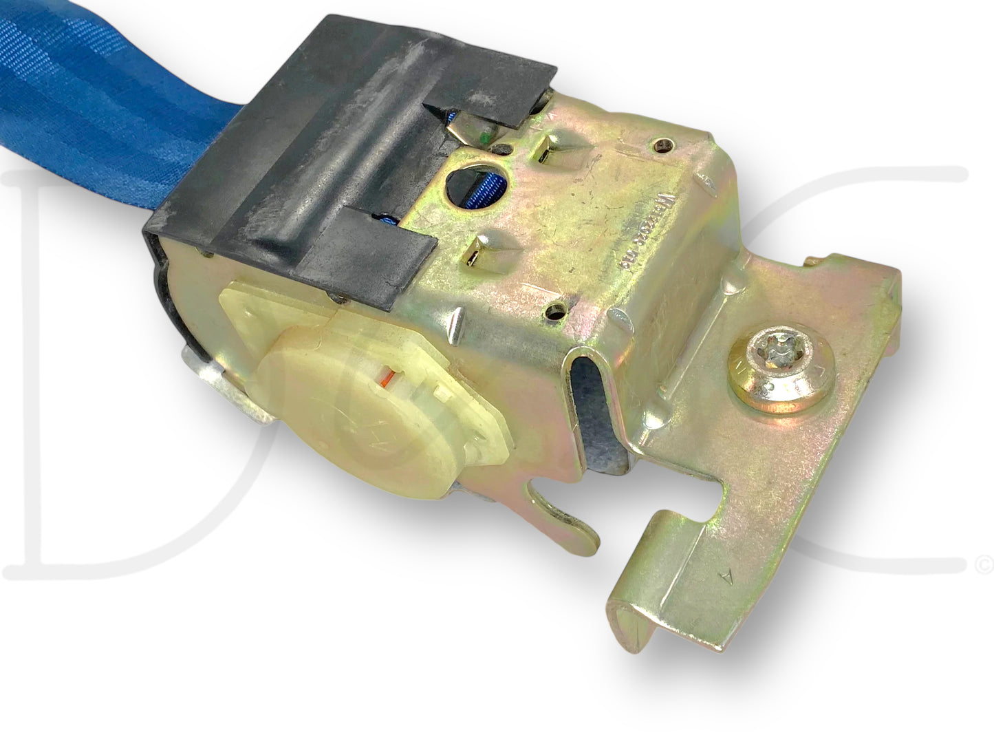 87-97 Ford F250 F350 Rear Seat Center Lap Belt Seatbelt Blue OE