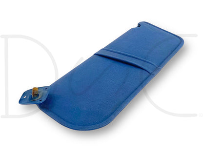 87-97 Ford F250 F350 LH Left Driver Sun Visor Blue Cloth OEM