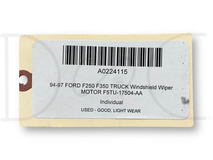 94-97 Ford F250 F350 Truck Windshield Wiper Motor F5Tu-17504-Aa