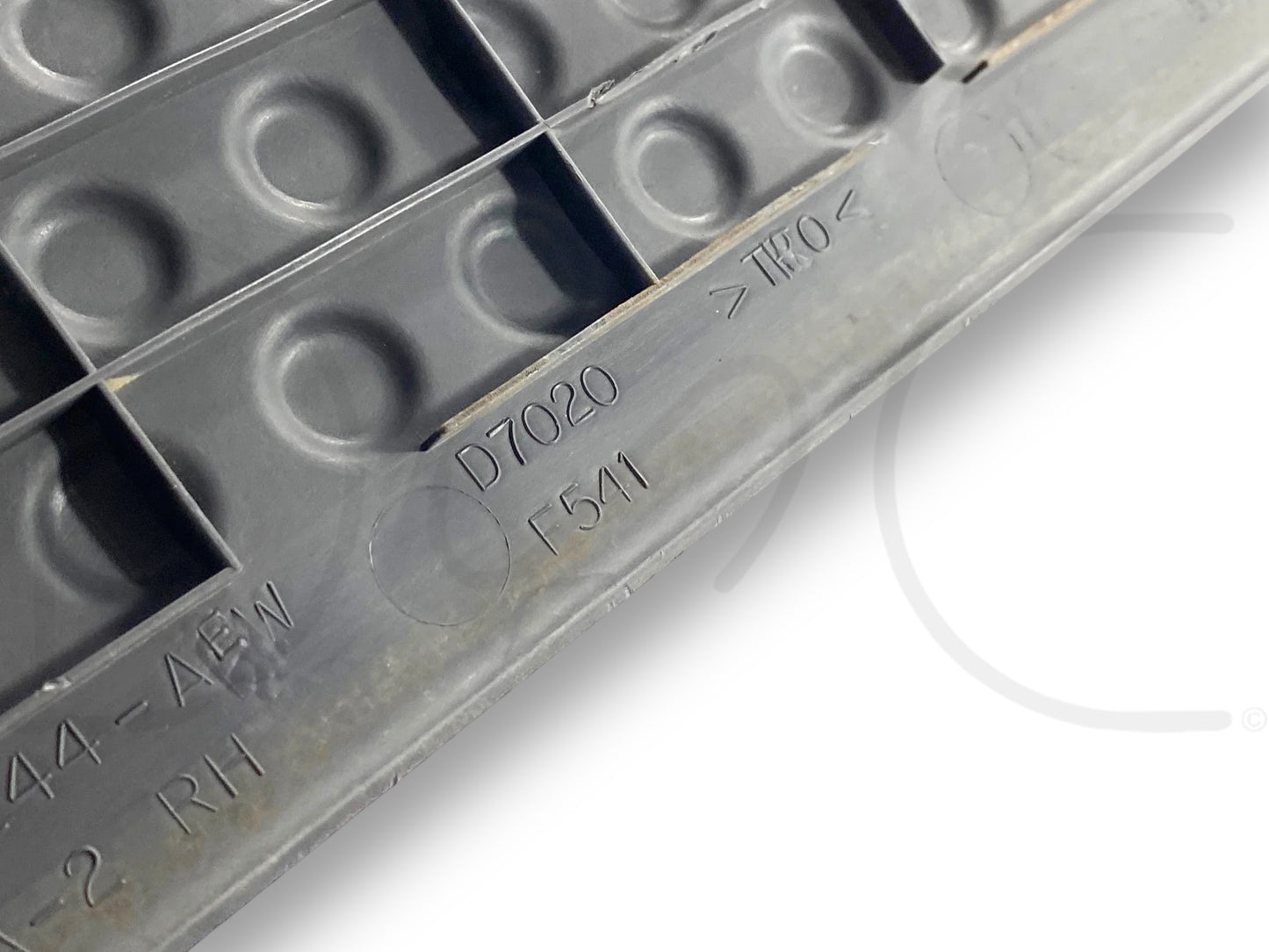 99-07 Ford F250 F350 RH Right Passenger Rear Rocker Sill Trim Panel Dark Gray OE