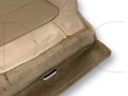 01-04 Ford F250 Super Cab RH Right Passenger Seat Bottom Cushion Tan Leather