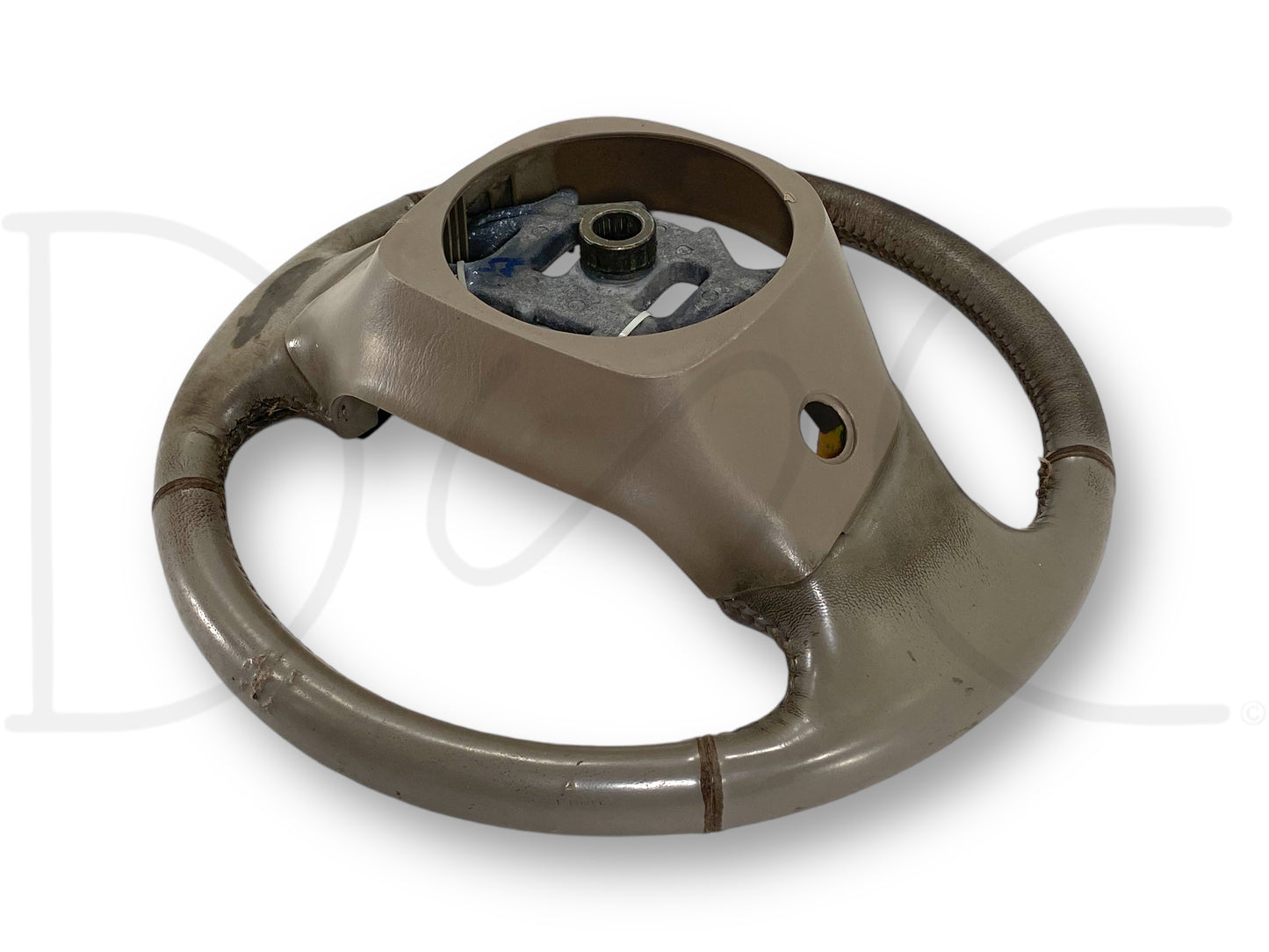 02-04 Ford F250 F350 Lariat Steering Wheel W/ Cruise Buttons Tan Leather *Blem*