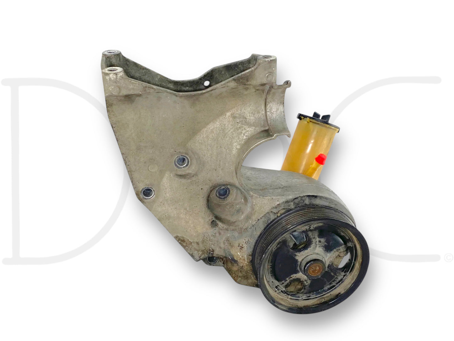 99-02 Ford F250 F350 7.3L Power Steering Pump Alternator Bracket Pulley Assembly