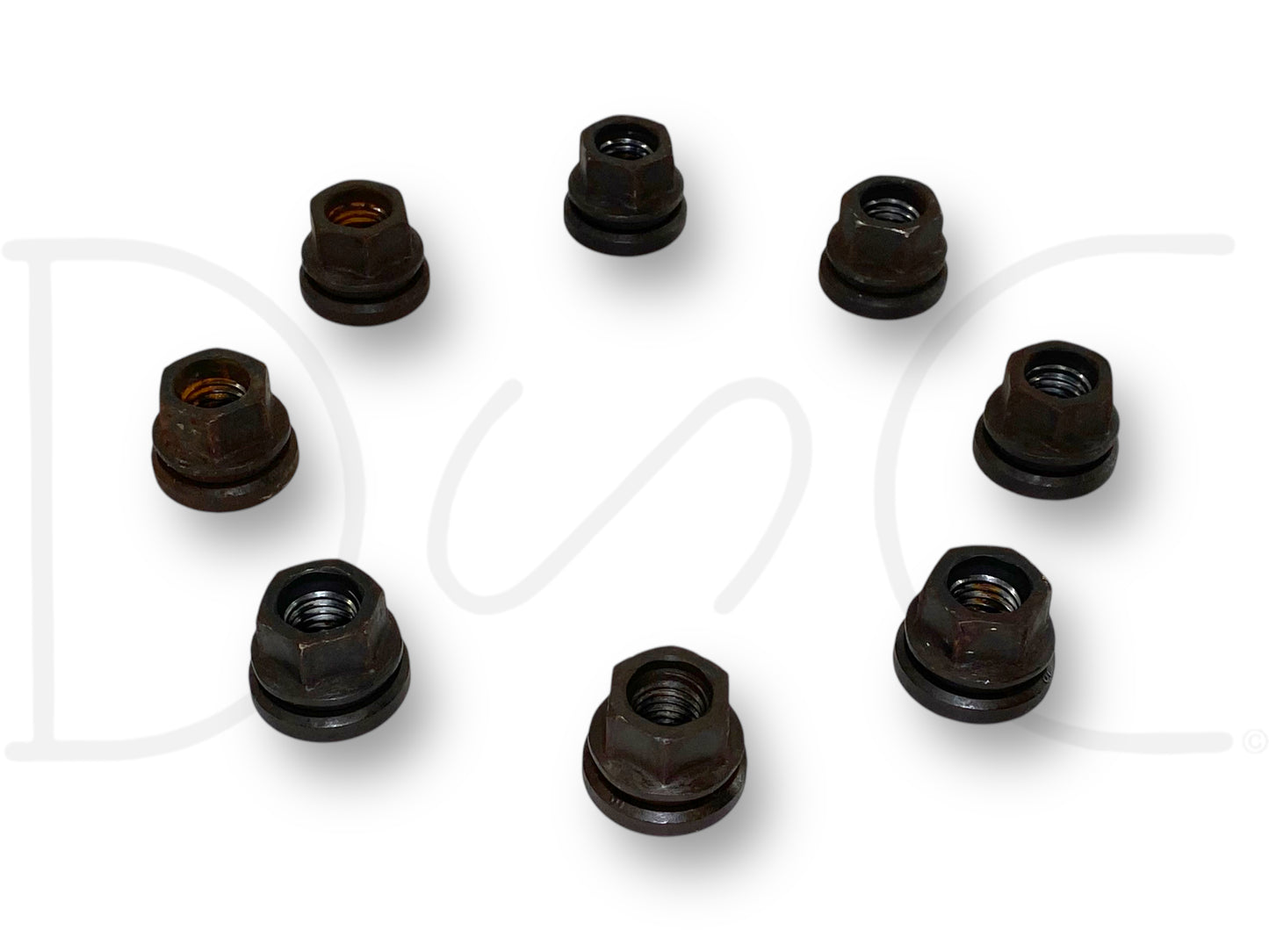 99-02 Ford F250 F350 Lug Nut Set Of 8 Coarse Thread Lug Nuts 21MM OE