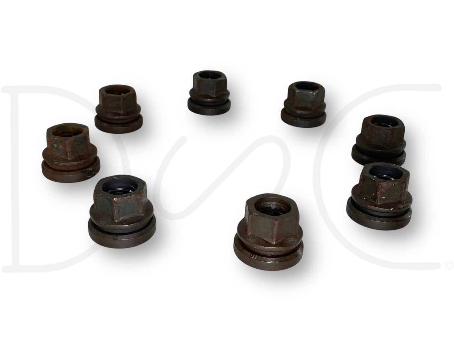 99-02 Ford F250 F350 Lug Nut Set Of 8 Coarse Thread Lug Nuts 21MM OE