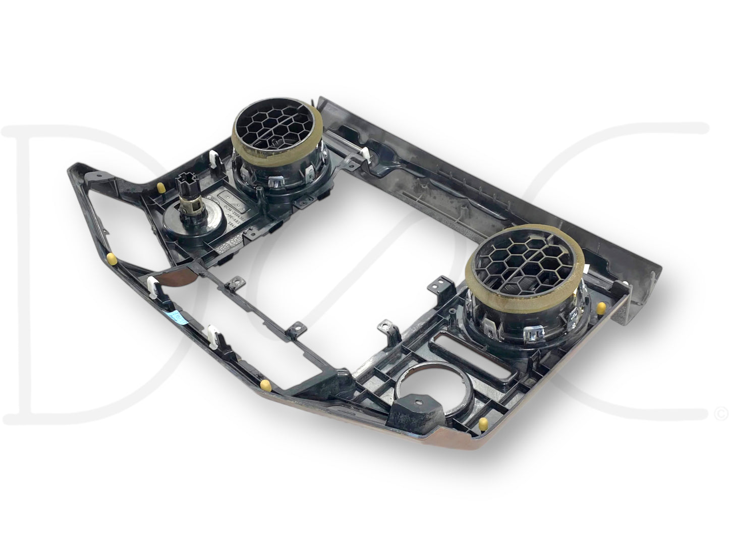 13-16 Ford F250 F350 Lariat Dash Bezel Radio Center Trim Panel Wood Grain OEM