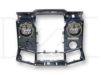 13-16 Ford F250 F350 Lariat Dash Bezel Radio Center Trim Panel Wood Grain OEM