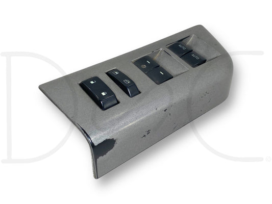 13-16 Ford F250 F350 LH Left Driver Front Power Window Switch Panel Gray *Blem*