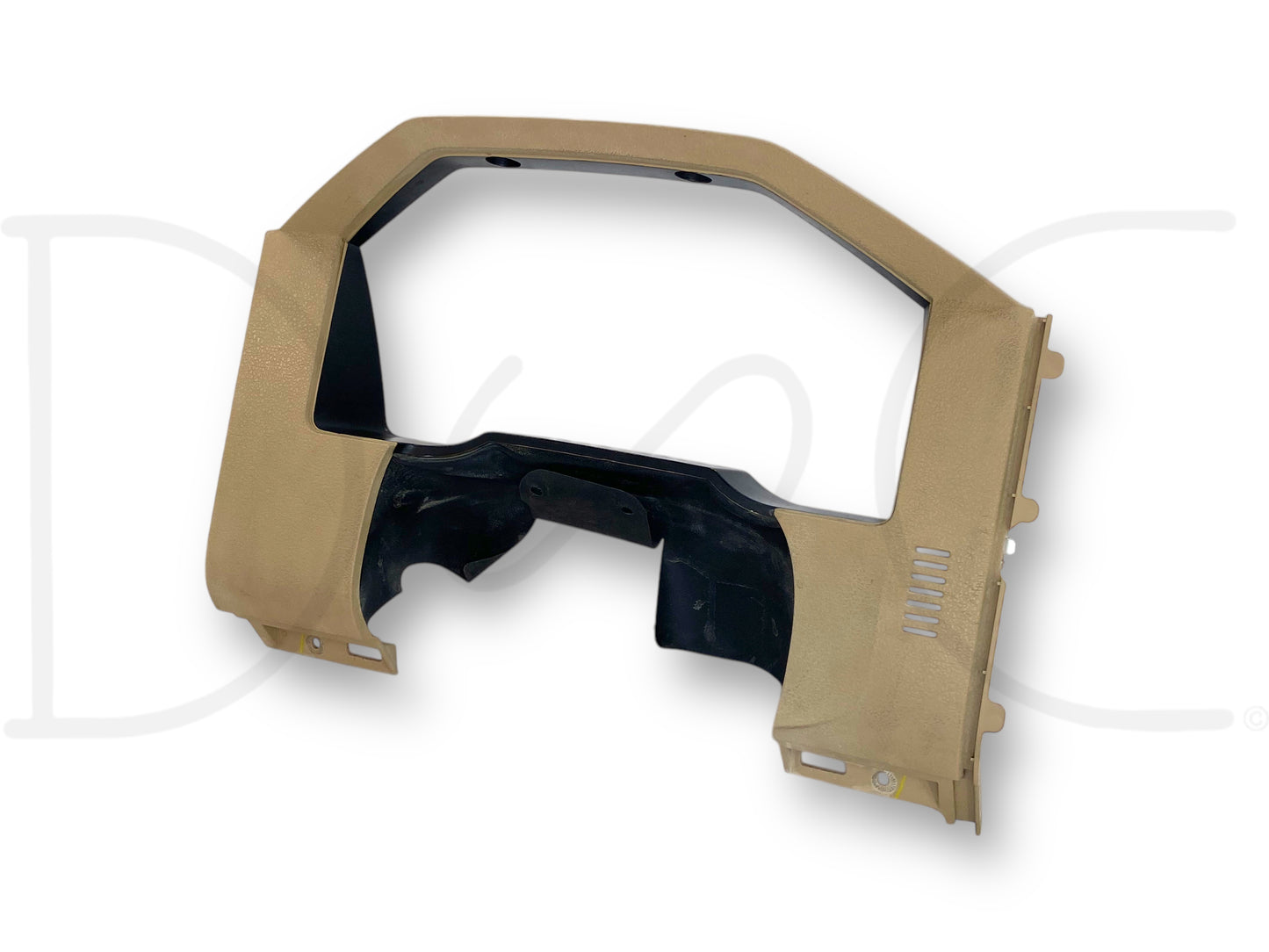 11-16 Ford F250 F350 Super Duty Dash Bezel Gauge Cluster Trim Panel Adobe Tan OE