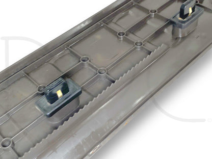 11-16 Ford F250 F350 LH Left Driver Rear Rocker Sill Trim Panel Brown OE