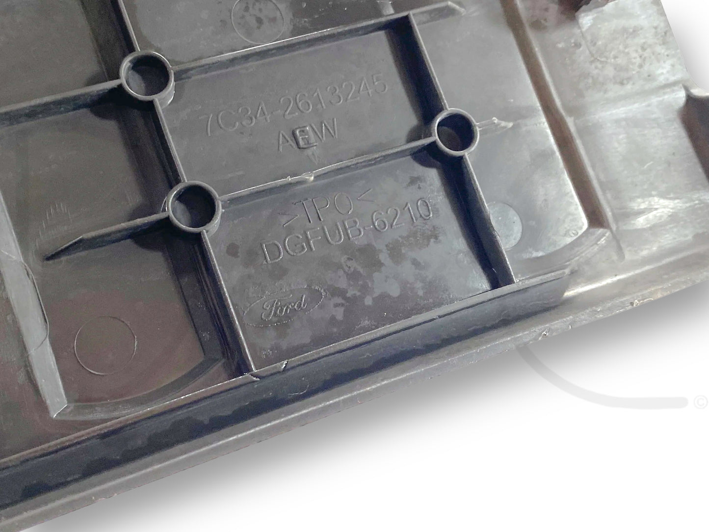 11-16 Ford F250 F350 LH Left Driver Rear Rocker Sill Trim Panel Brown OE