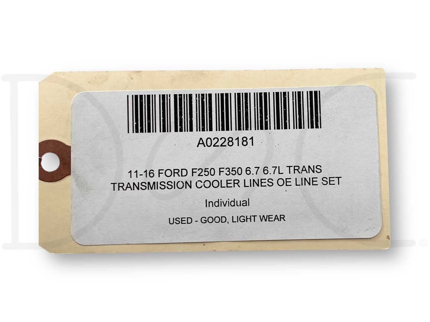 11-16 Ford F250 F350 6.7 6.7L Trans Transmission Cooler Lines OE Line Set